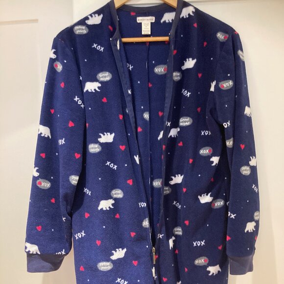 Midnight Maddie Fleece Fuzzy Onesie (Medium) - Picture 4 of 14